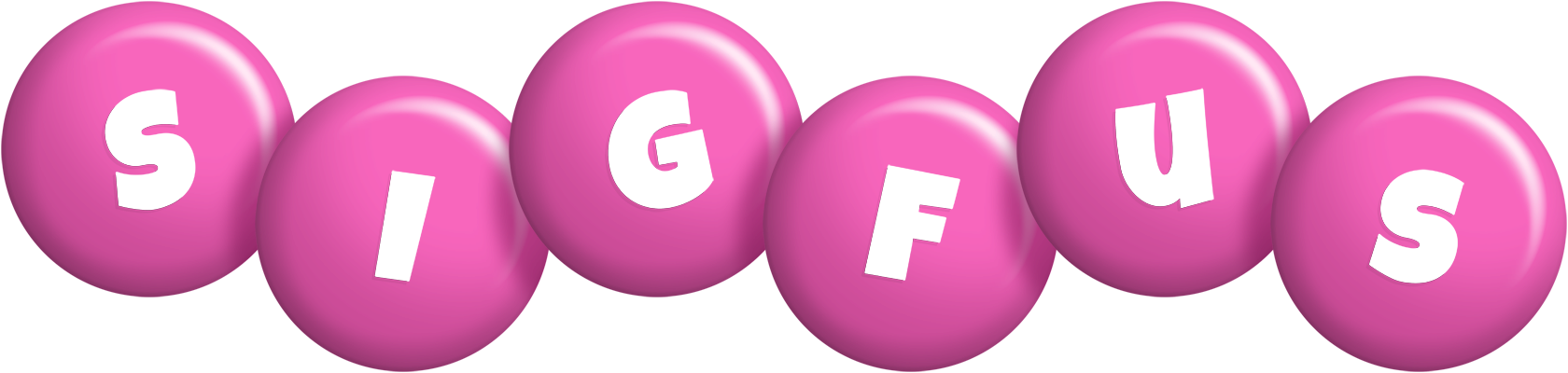 Sigfus candy-pink logo