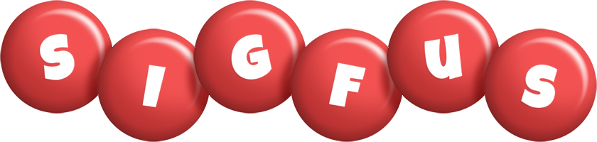 Sigfus candy-red logo