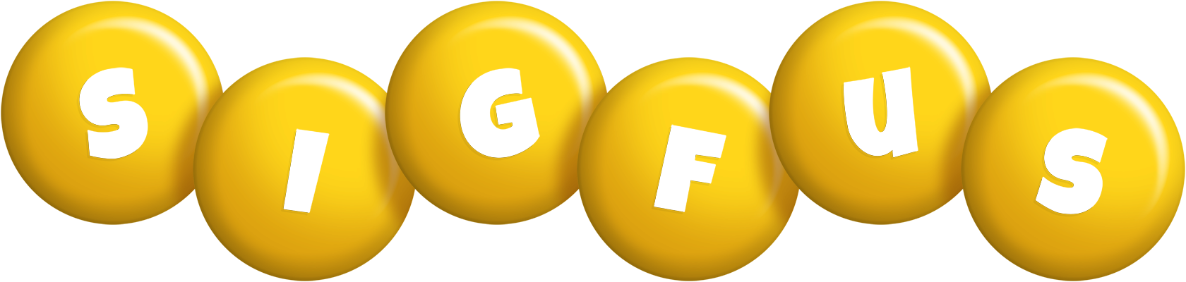 Sigfus candy-yellow logo