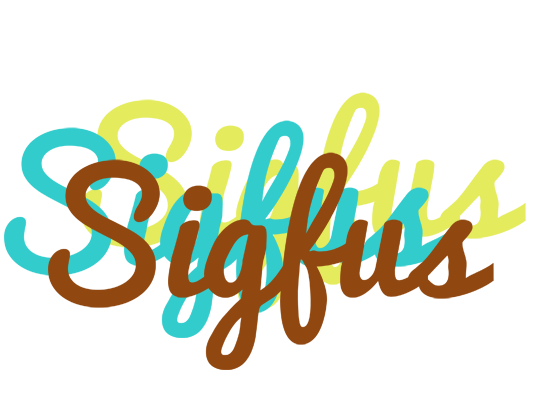 Sigfus cupcake logo