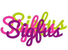 Sigfus flowers logo
