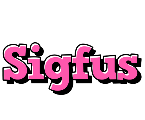 Sigfus girlish logo