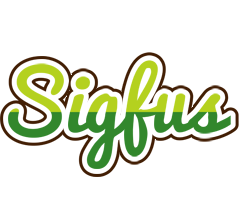 Sigfus golfing logo