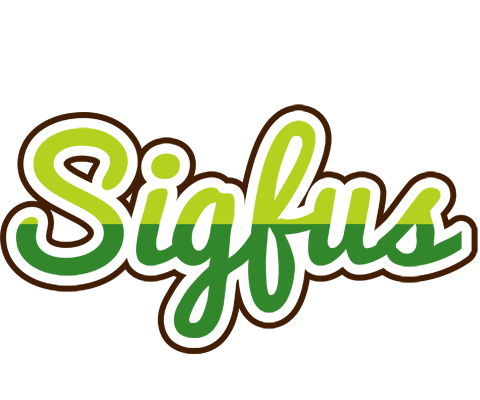 Sigfus golfing logo