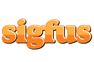 Sigfus orange logo