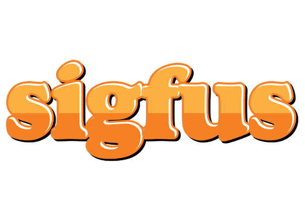 Sigfus orange logo