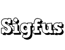 Sigfus snowing logo