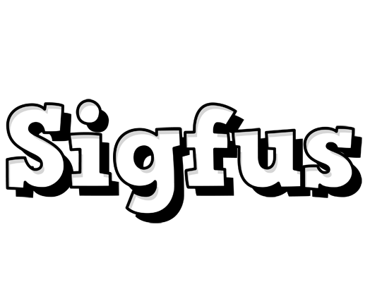 Sigfus snowing logo
