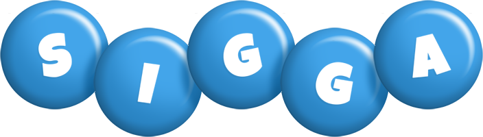 Sigga candy-blue logo