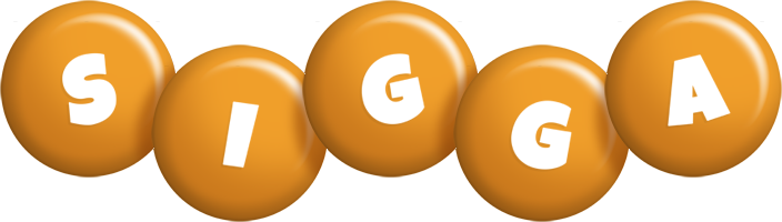 Sigga candy-orange logo