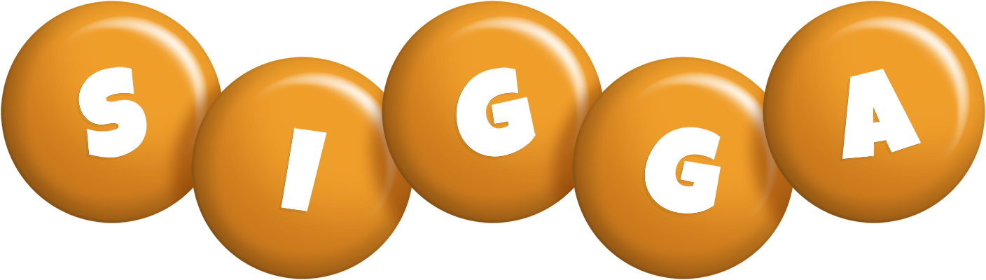 Sigga candy-orange logo