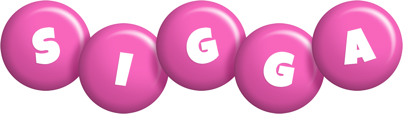 Sigga candy-pink logo