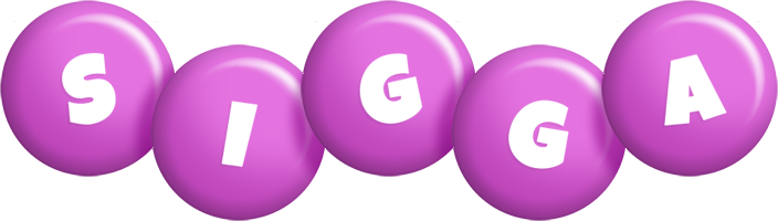 Sigga candy-purple logo