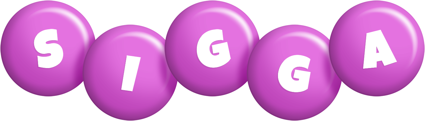 Sigga candy-purple logo