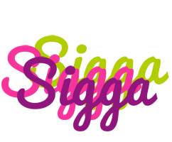 Sigga flowers logo