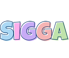 Sigga pastel logo