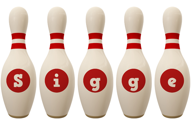 Sigge bowling-pin logo