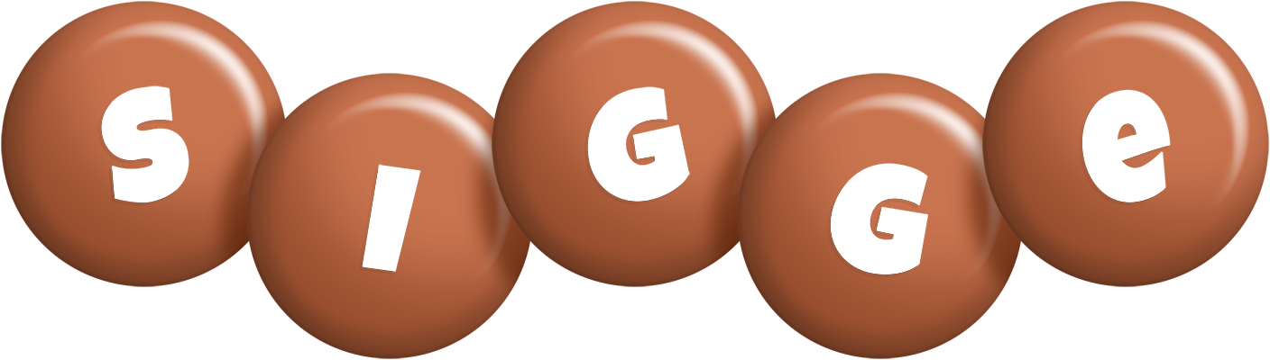 Sigge candy-brown logo