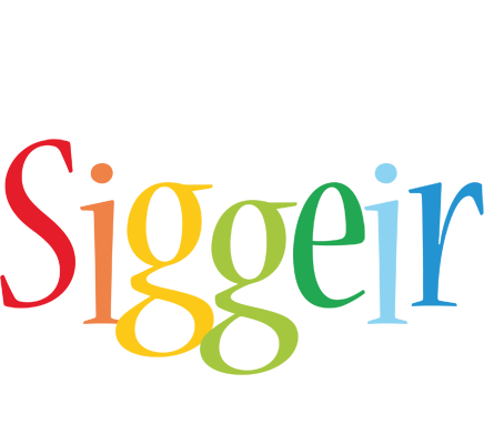 Siggeir birthday logo