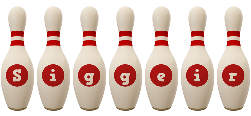 Siggeir bowling-pin logo