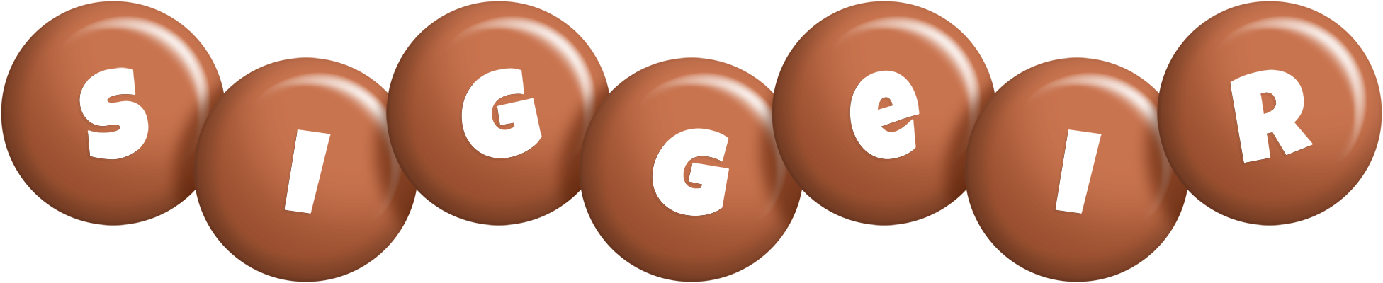 Siggeir candy-brown logo