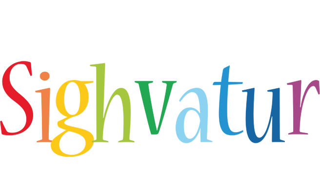 Sighvatur birthday logo