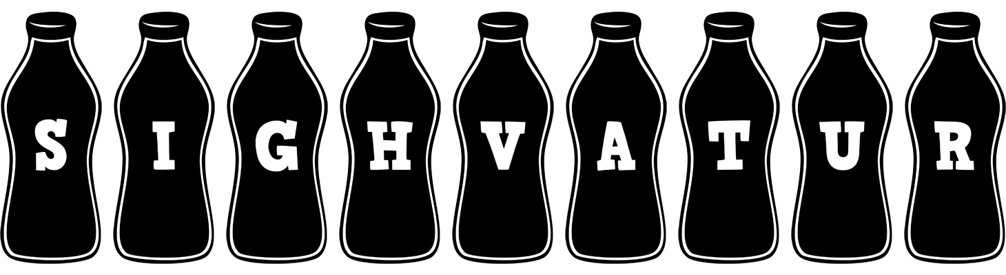 Sighvatur bottle logo