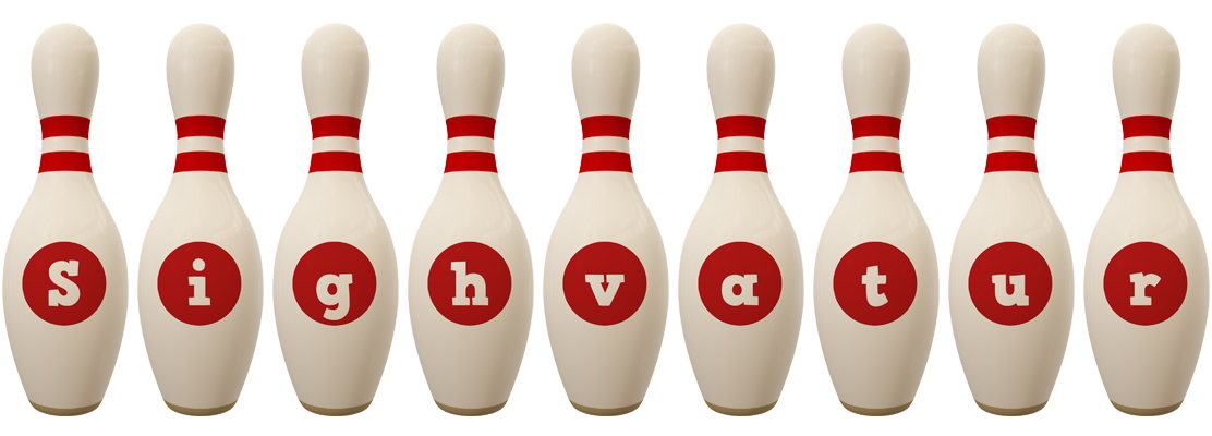 Sighvatur bowling-pin logo
