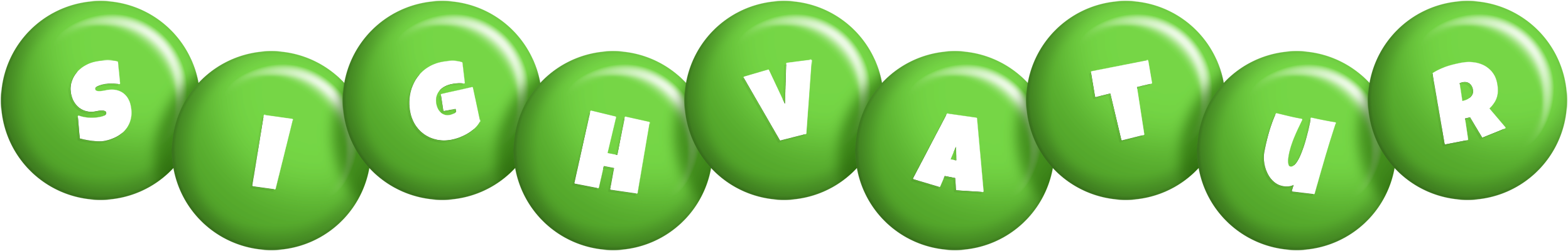 Sighvatur candy-green logo