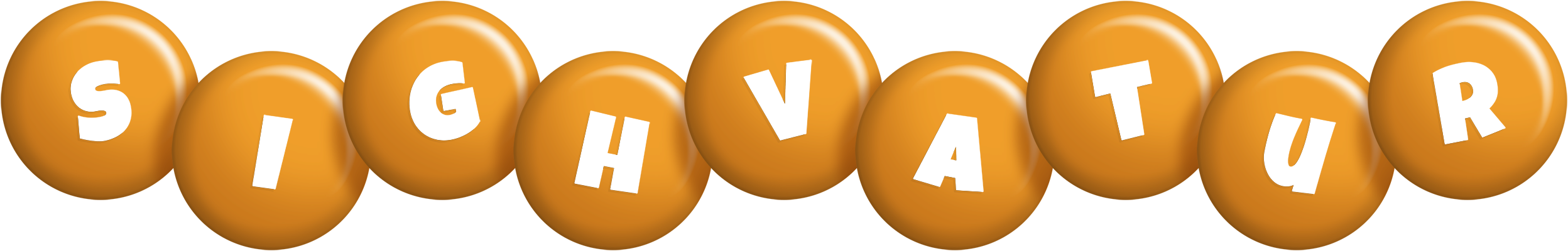 Sighvatur candy-orange logo