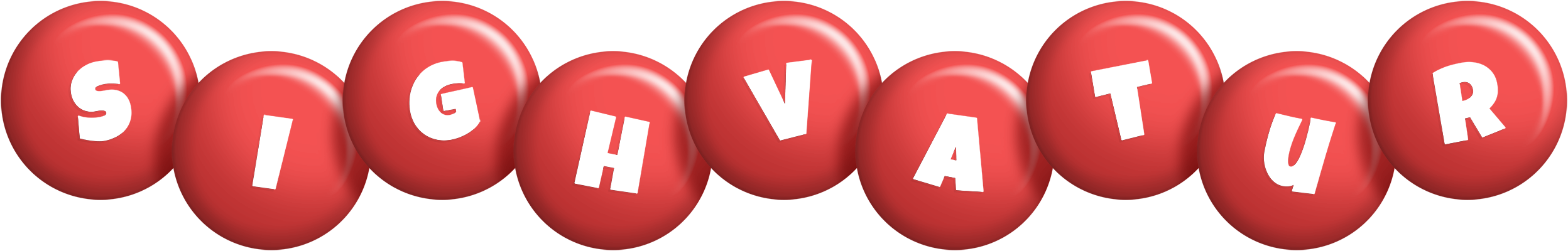 Sighvatur candy-red logo
