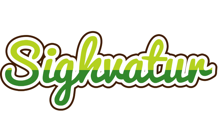 Sighvatur golfing logo