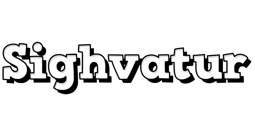 Sighvatur snowing logo