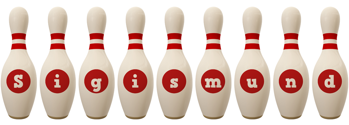 Sigismund bowling-pin logo