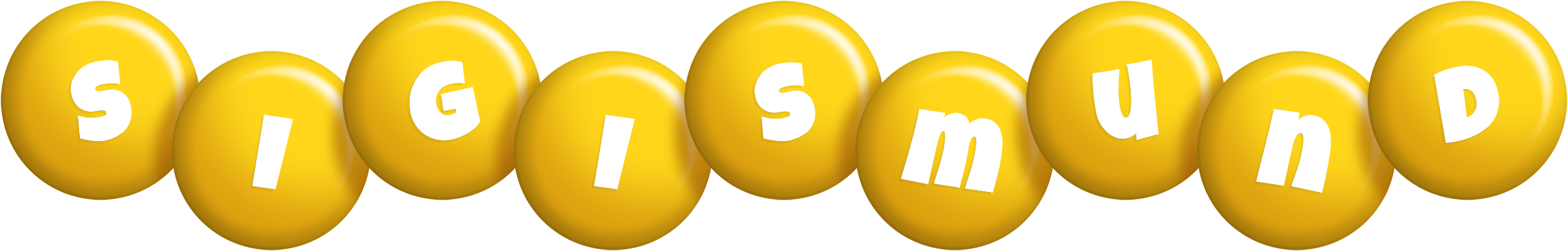 Sigismund candy-yellow logo