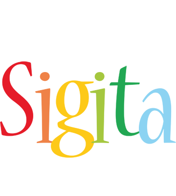 Sigita birthday logo