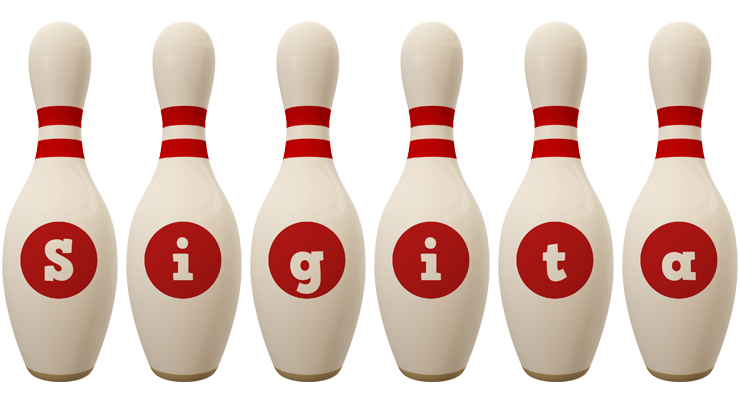 Sigita bowling-pin logo