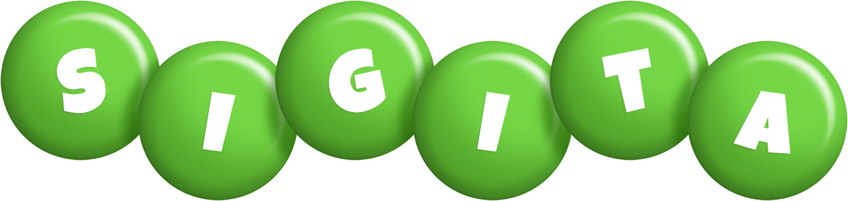 Sigita candy-green logo