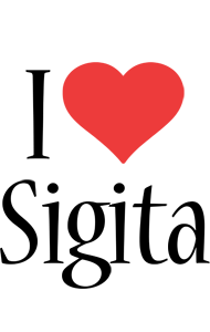 Sigita i-love logo