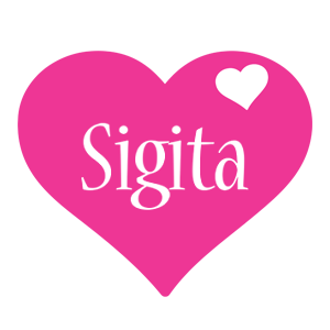 Sigita love-heart logo