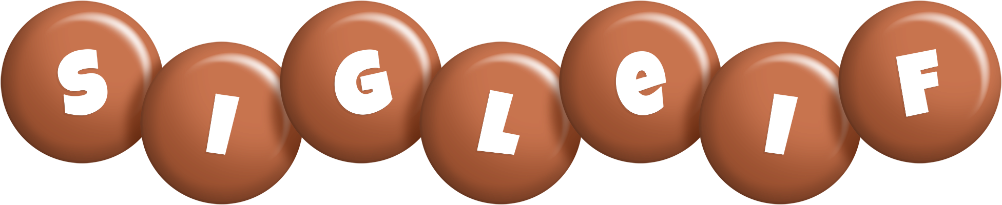 Sigleif candy-brown logo