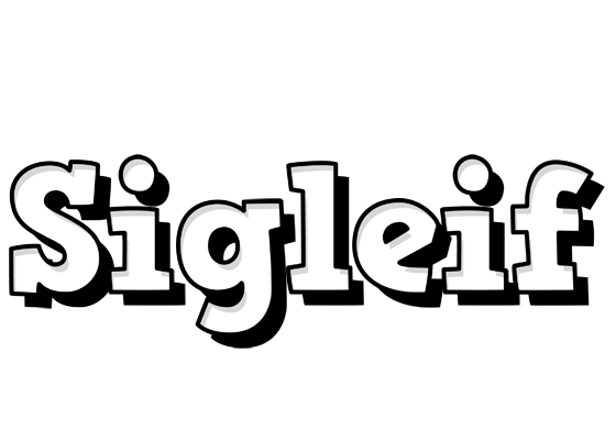 Sigleif snowing logo