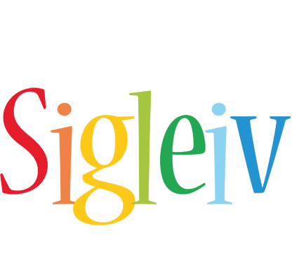 Sigleiv birthday logo