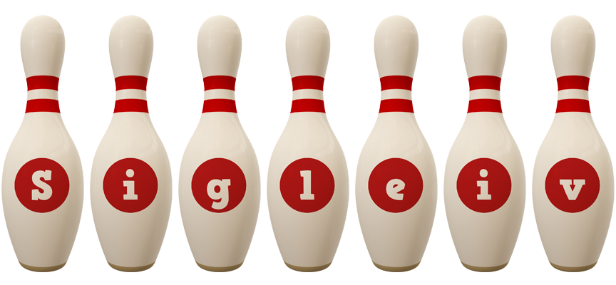 Sigleiv bowling-pin logo