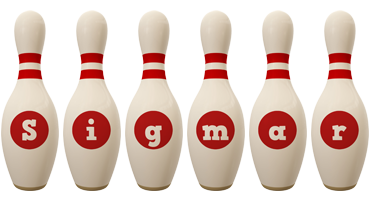 Sigmar bowling-pin logo