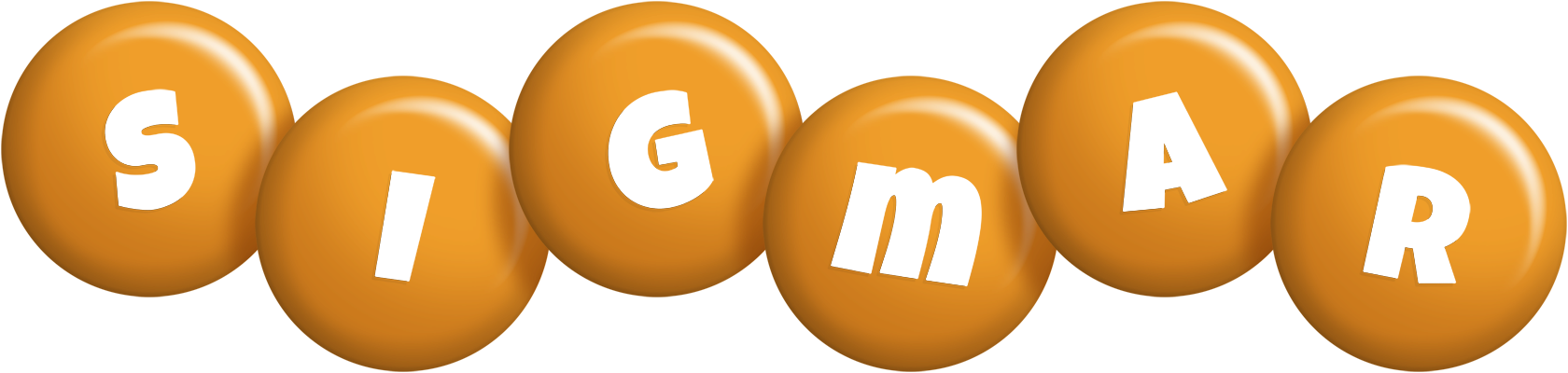 Sigmar candy-orange logo