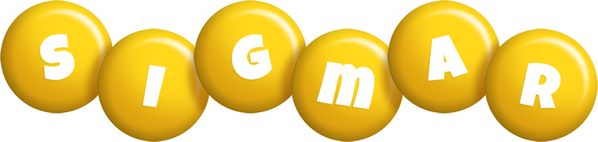 Sigmar candy-yellow logo