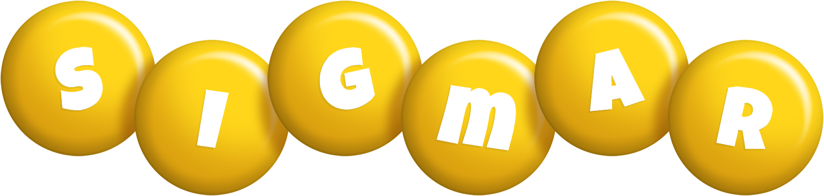 Sigmar candy-yellow logo