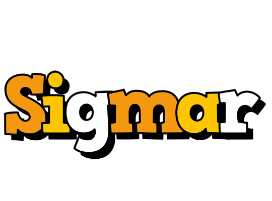 Sigmar cartoon logo