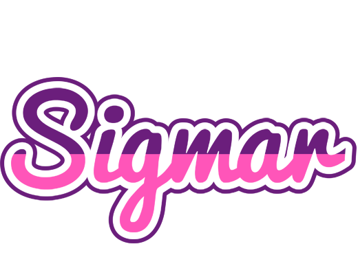 Sigmar cheerful logo